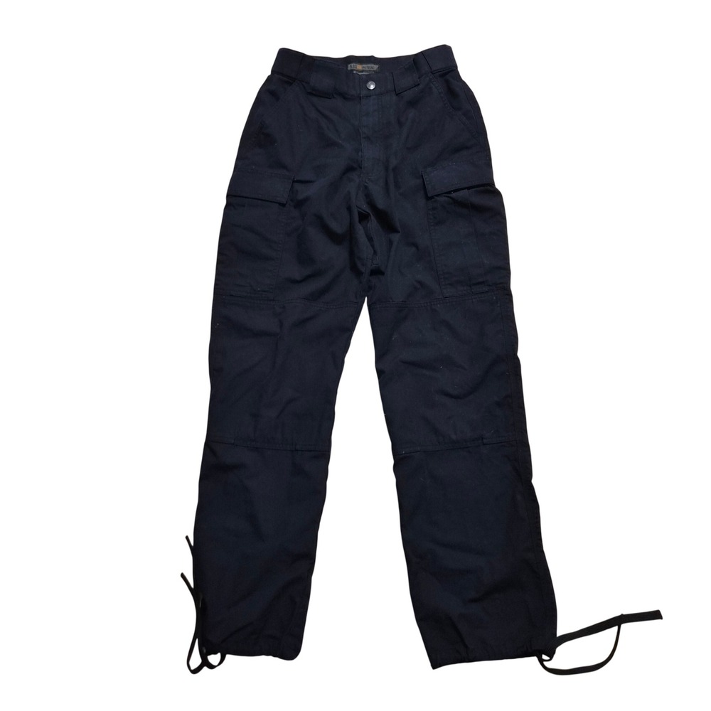 5.11 Tactical Women Black Cargo Pants Size Small Regular Utility Work Trousers